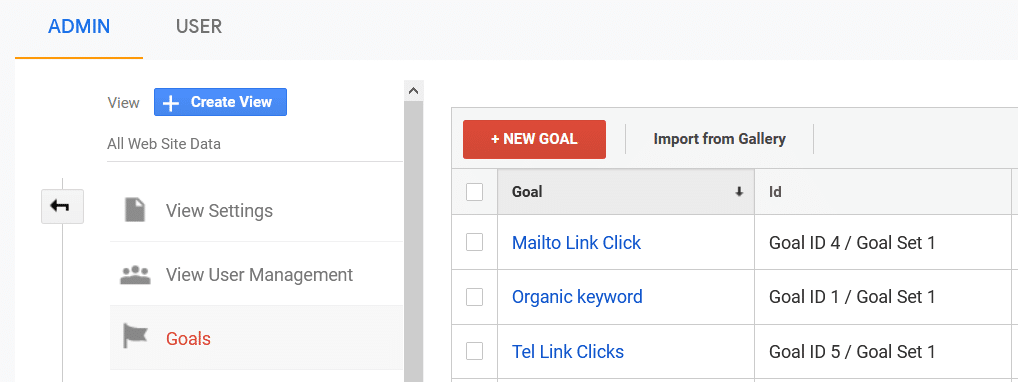 add new goal