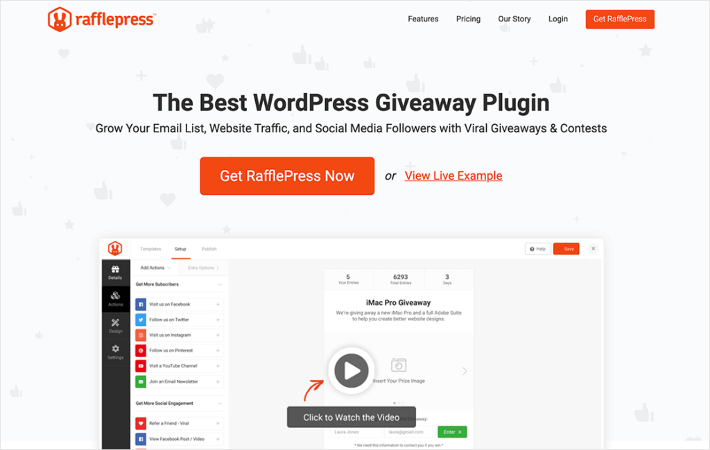 rafflepress-WordPress-giveaway-plugin