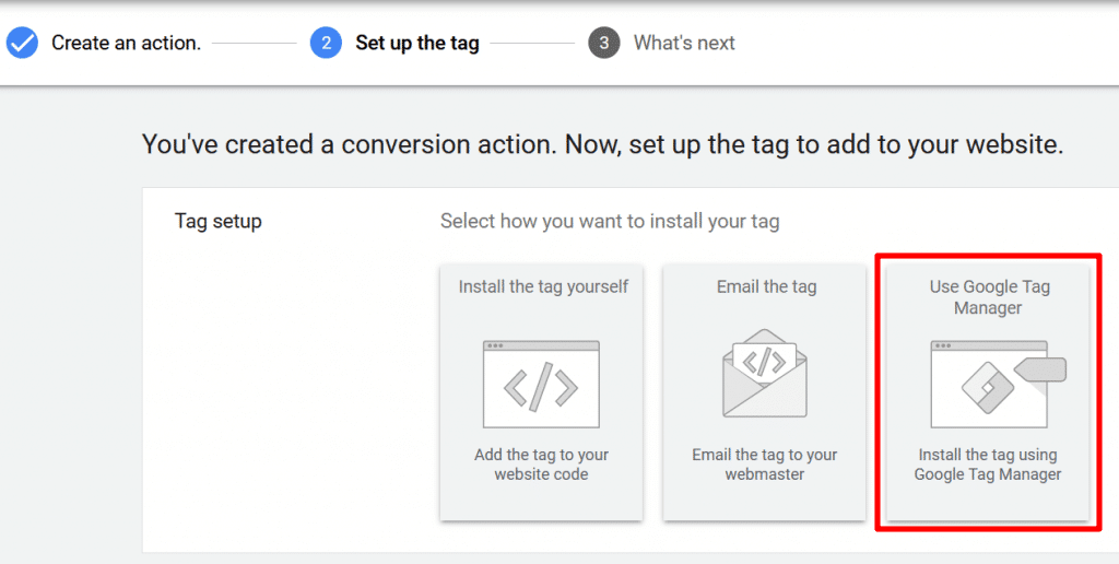 Google Ads Tag Setup