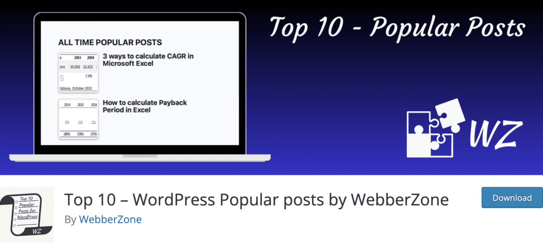 top 10 popular posts plugin for wordpress