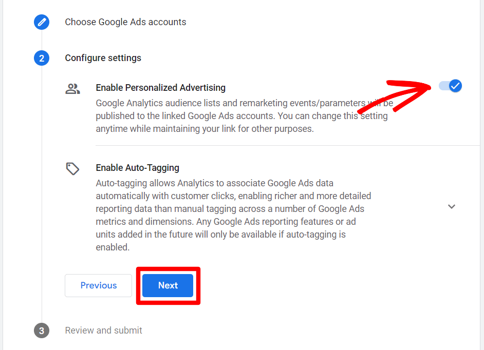 Personalized advertising - Google Ads