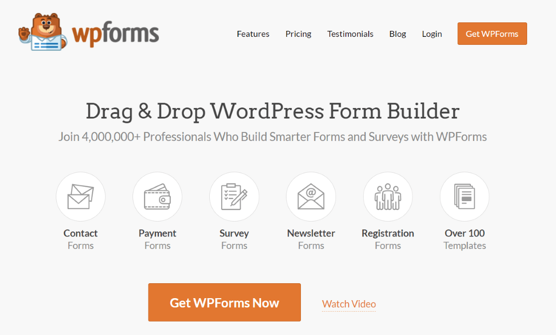 WP Forms: Plugin de formulaires WordPress