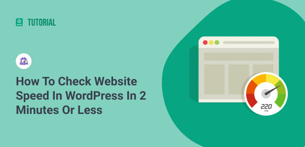 how to check website speed in wordpress