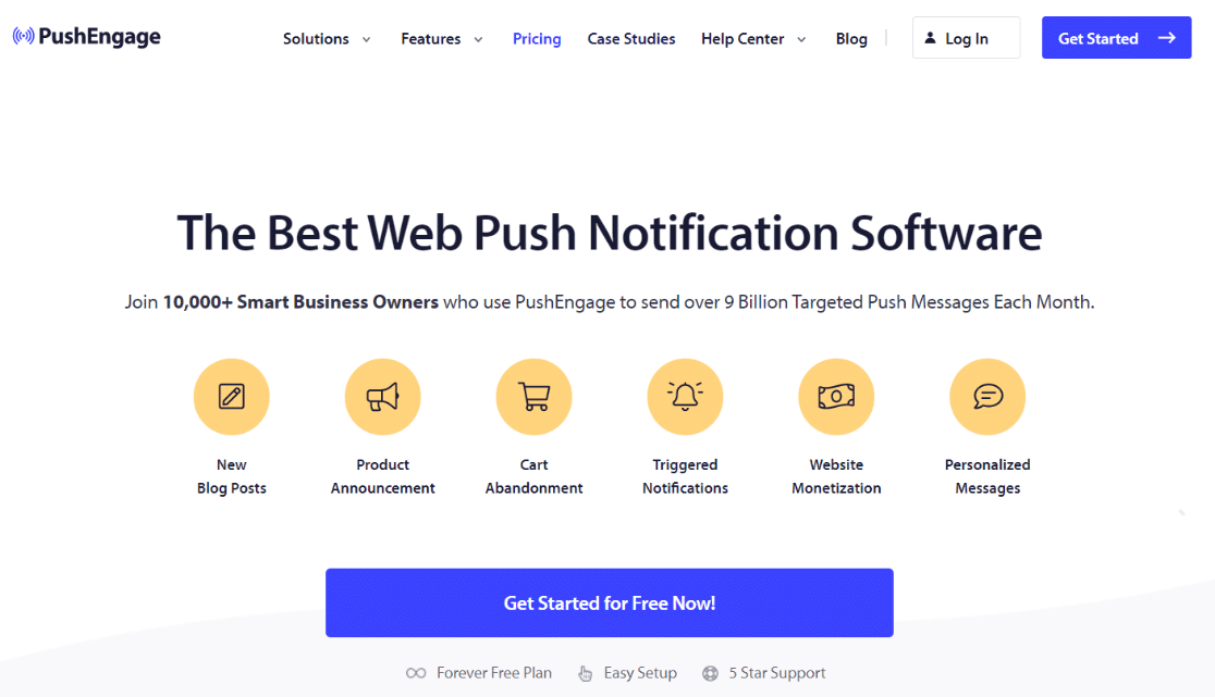 pushengage best push notification software
