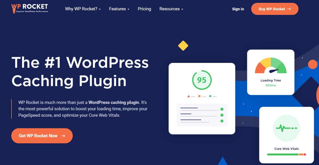 WP Rocket - Best WordPress Cache Plugins