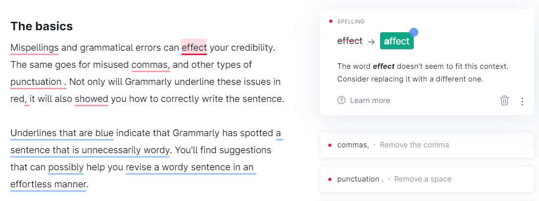 Grammarly demo