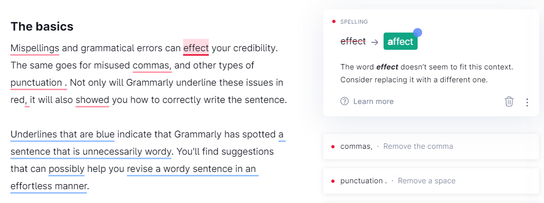 Démo de grammaire