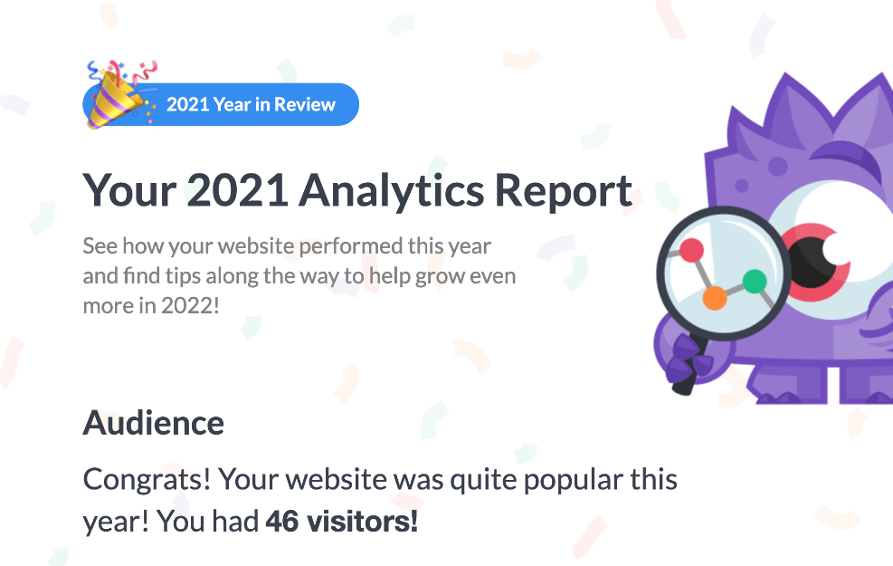 2021 Year in Review Analytics Report