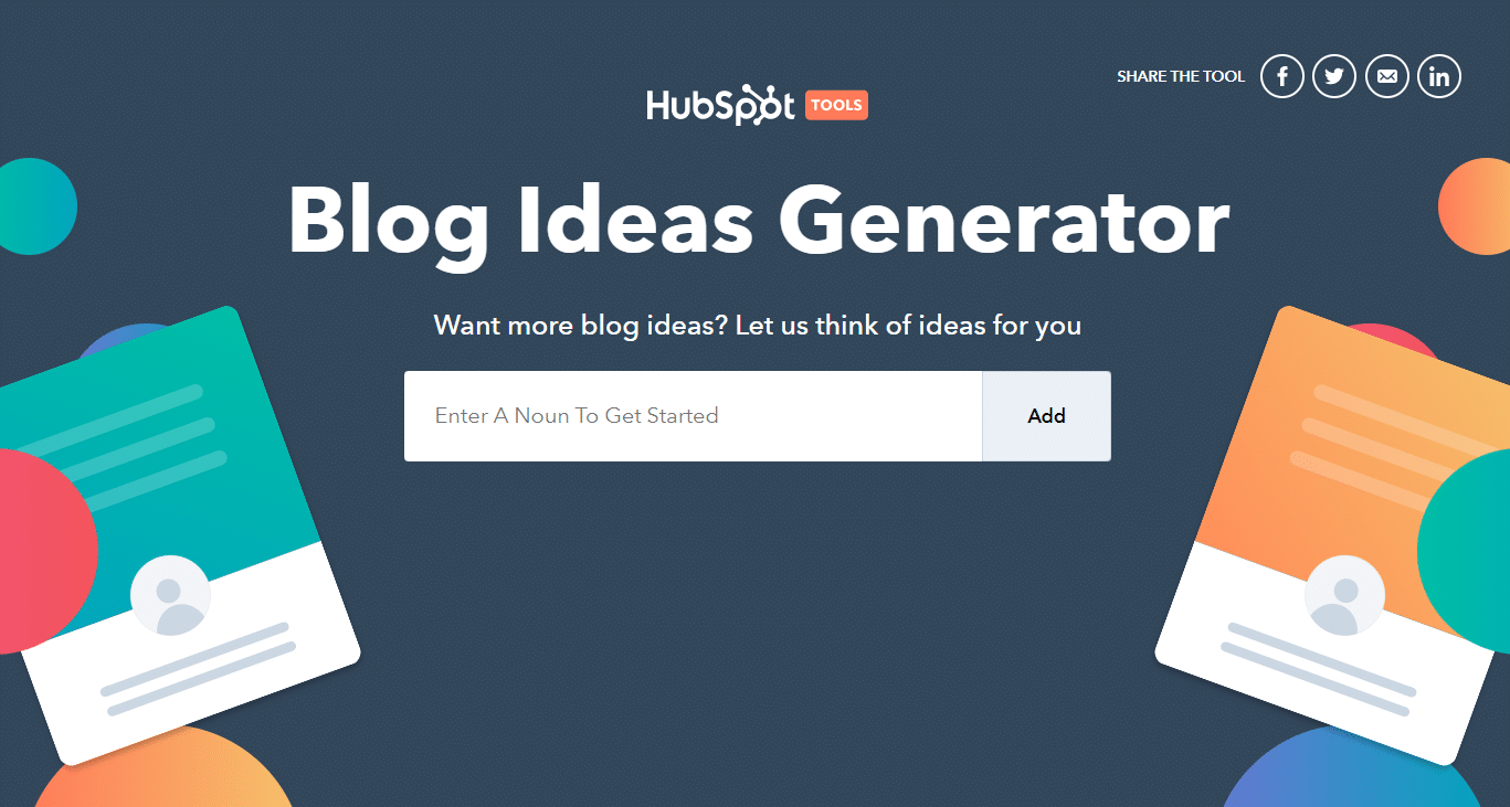 HubSpot Blog Ideas Generator - How to Write a Headline