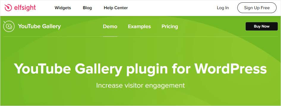 Elfsights WordPress Video Plugins YouTube