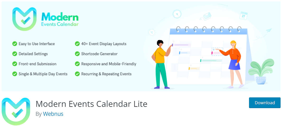 Modern Events Calendar