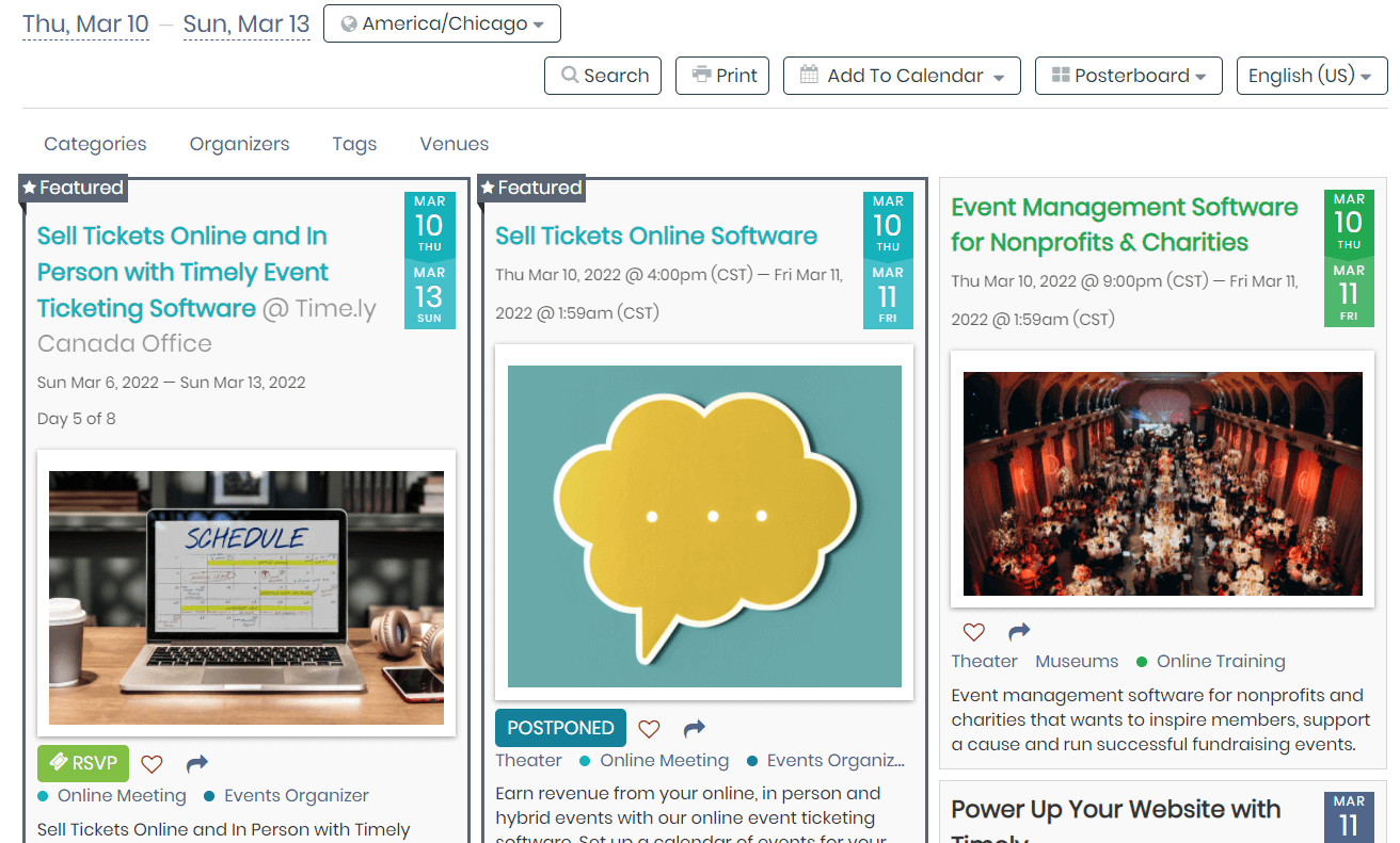 Time.ly All in One Events Calendar