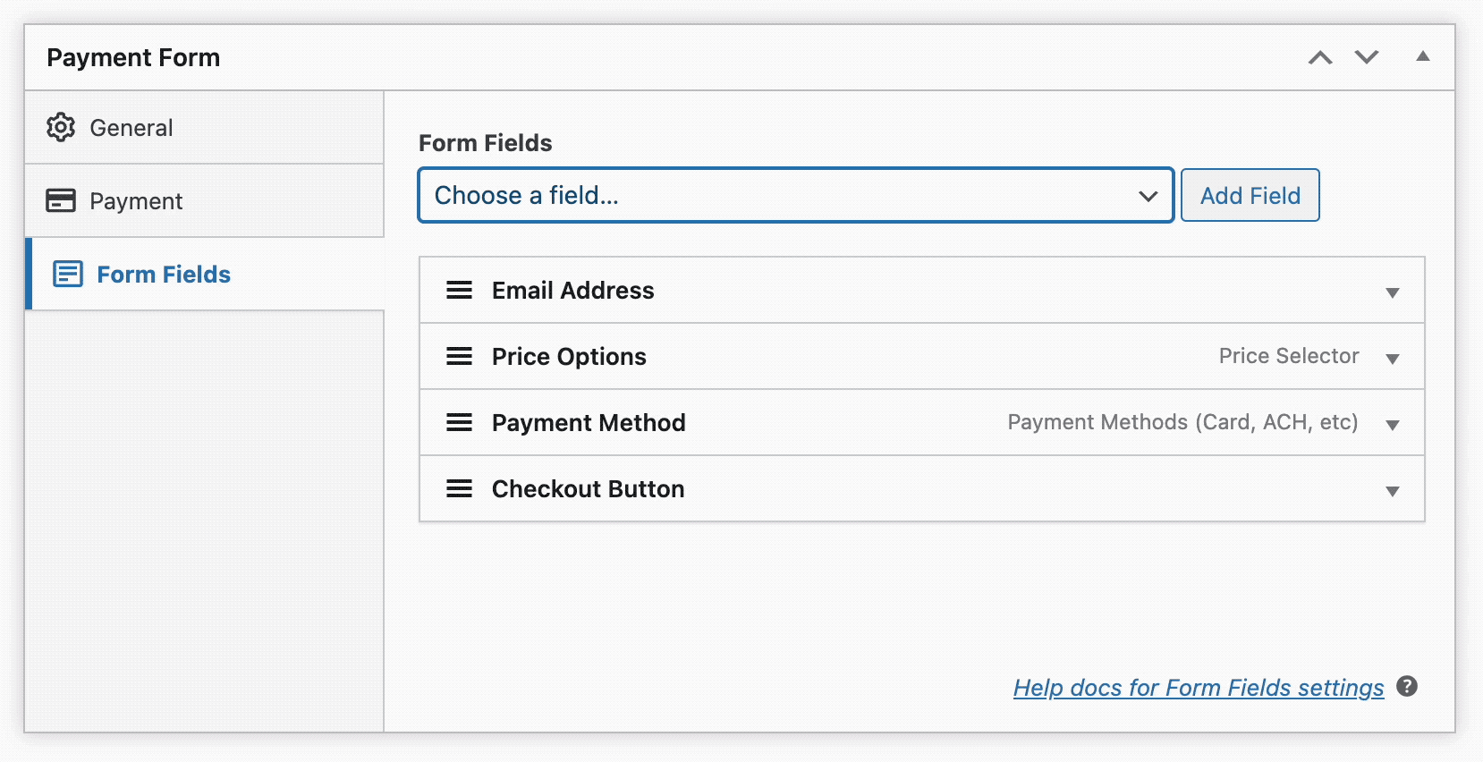 WP Simple Pay form setup