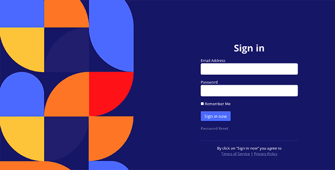 SeedProd login page template example
