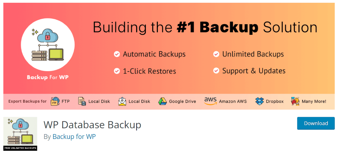 WP Database Backup