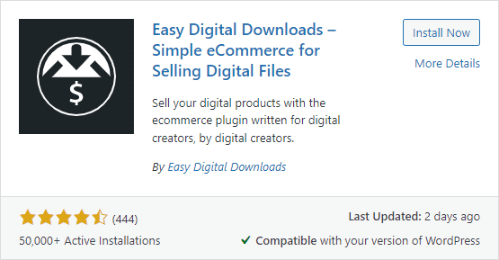 Easy Digital Downloads Install
