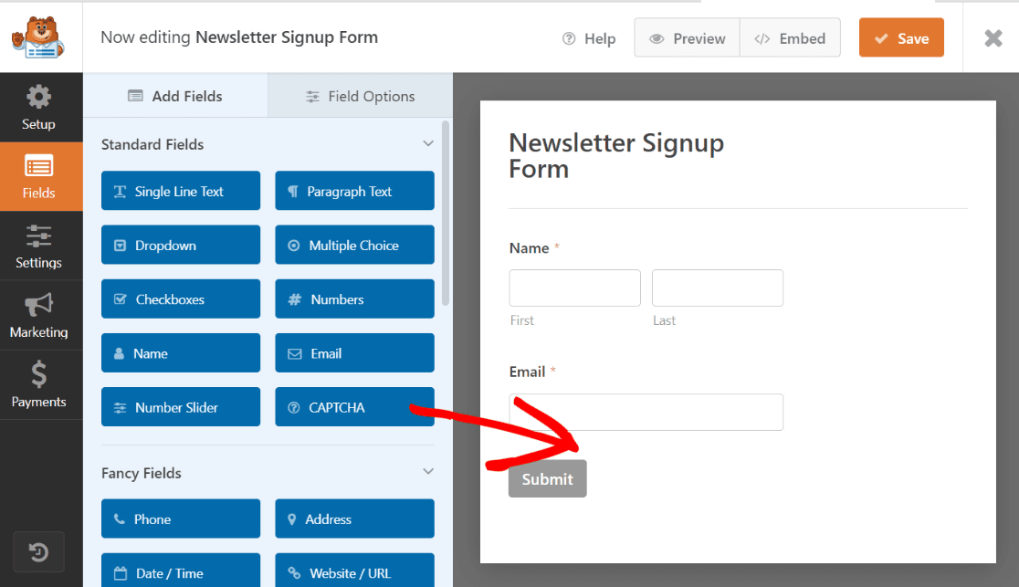 Build your opt-in form
