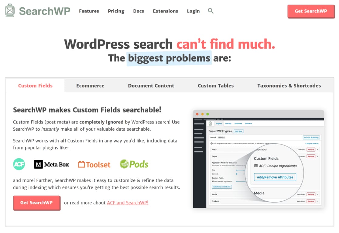 SearchWP - Best WordPress Search Plugin