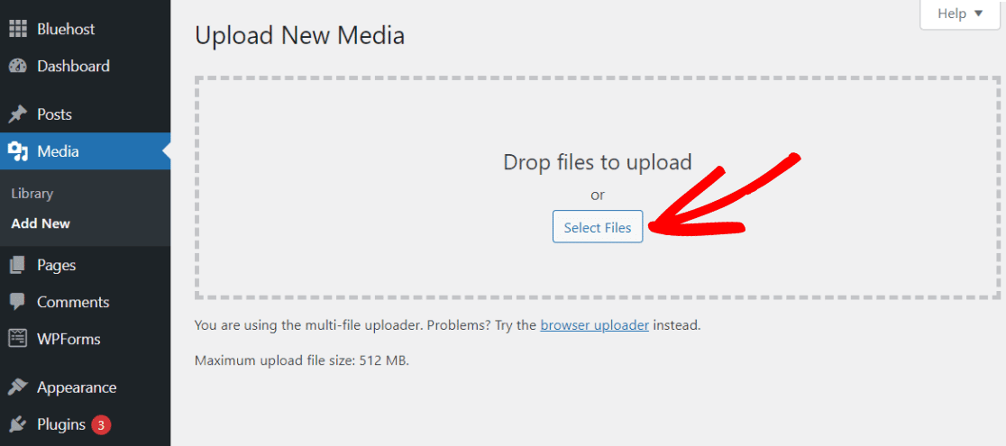 Upload PDF to WordPress