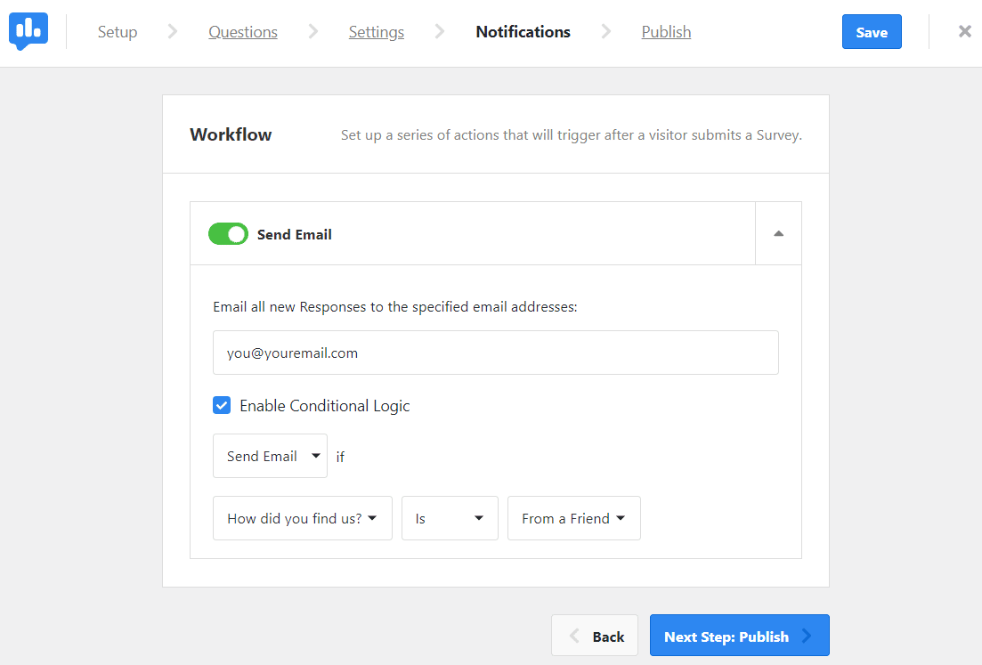 UserFeedback Email Notifications