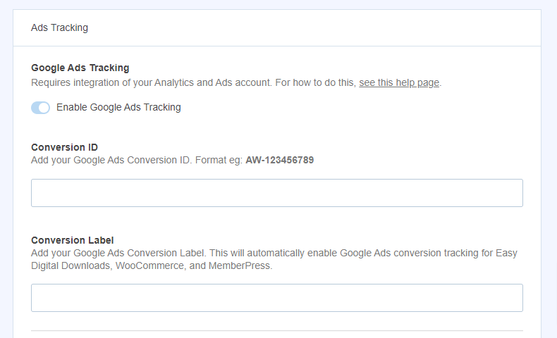 PPC Ads Tracking Addon - Google Ads Tracking