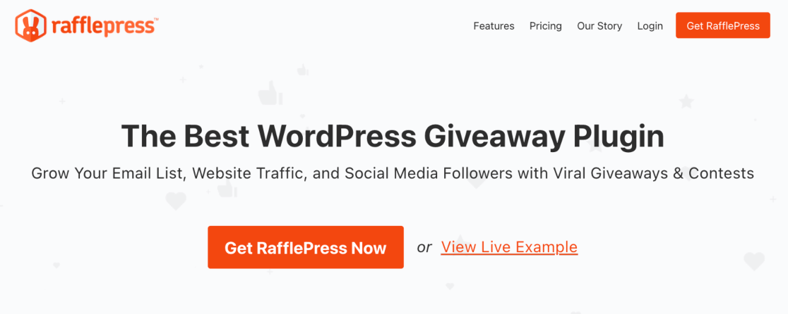 RafflePress giveaway plugin