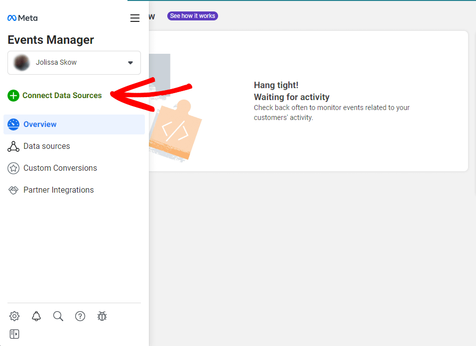 Connect Data Sources - FB Event Manager