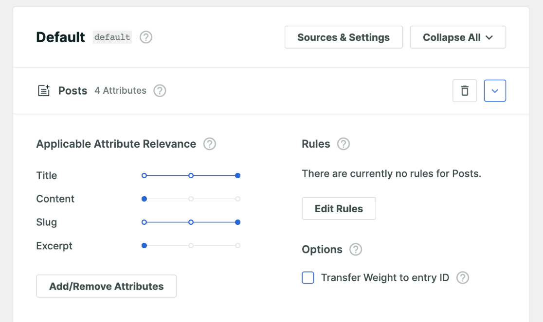 SearchWP default search