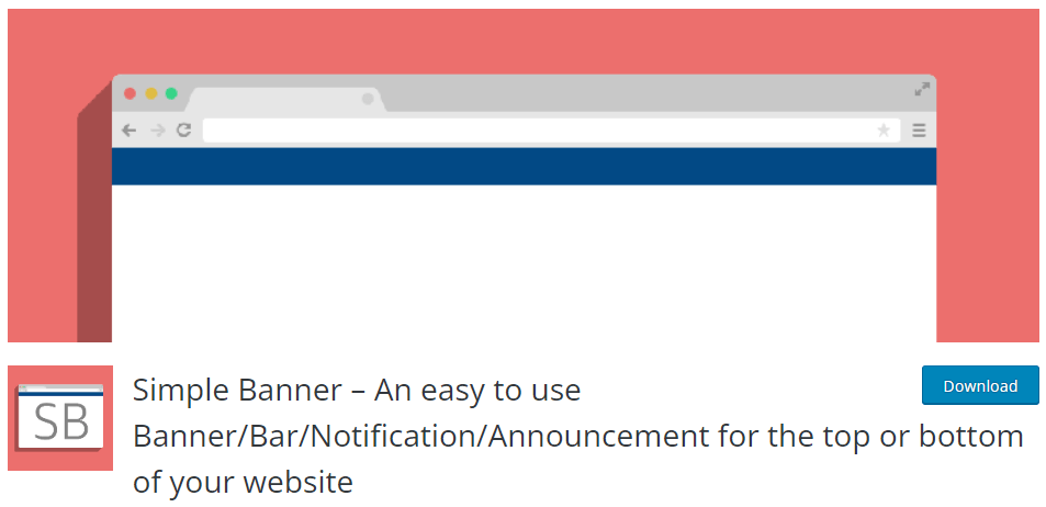 Simple Banner - WordPress Banner Plugins