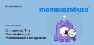 Announcing The MonsterInsights MemberMouse Integration