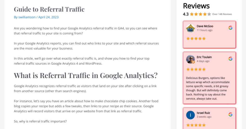 How to Embed Google Business Reviews on Your Website