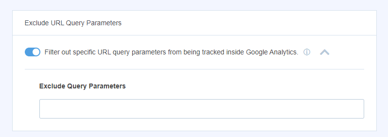 Exclude Query Parameters feature in MonsterInsights