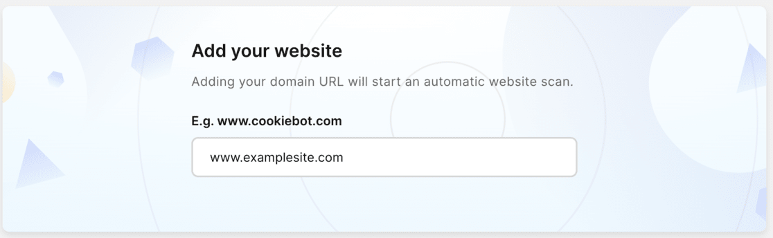 Cookiebot connect domain