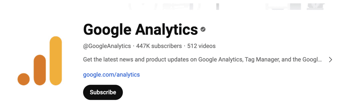 google analytics on youtube