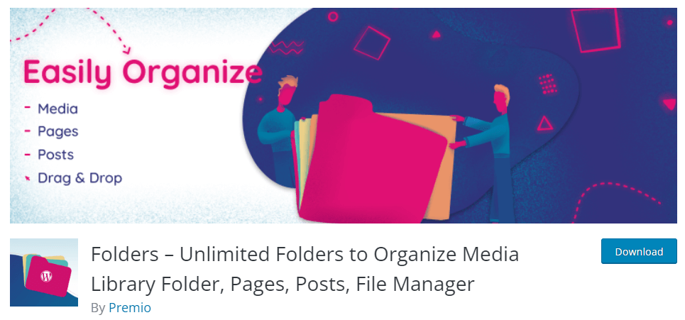 WordPress folders plugin