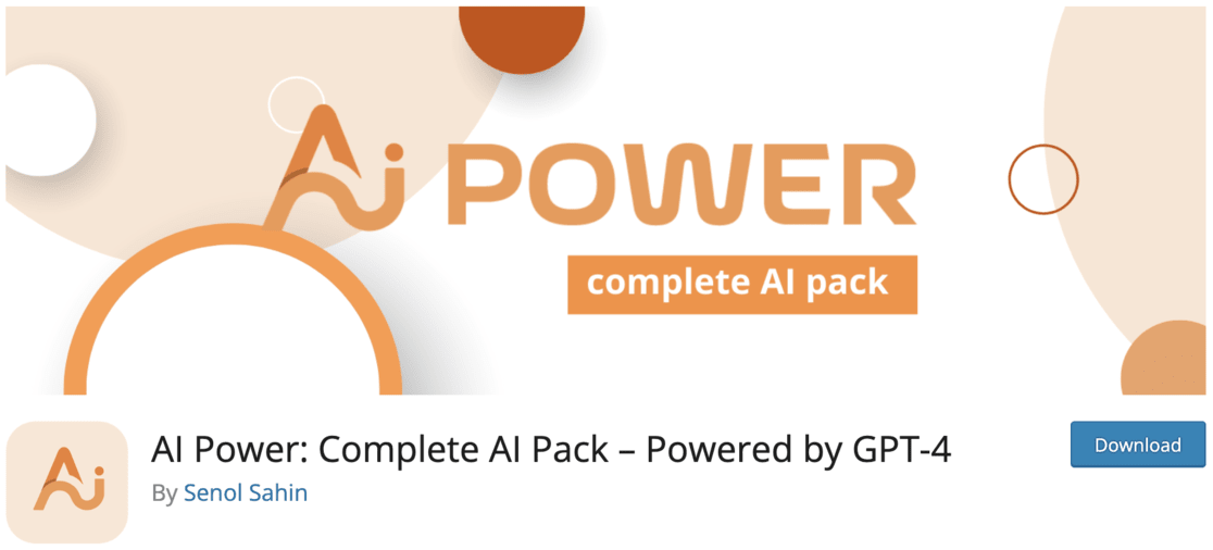 AI Power - ChatGPT WordPress Plugins