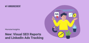 New in MonsterInsights: Visual SEO Reports and LinkedIn Ads Tracking