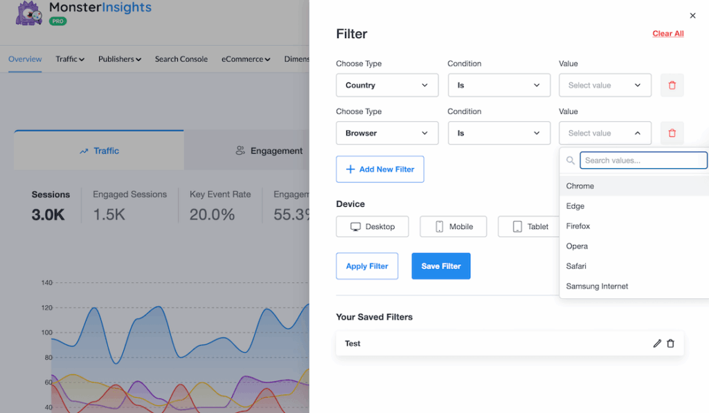 new mi overview filters