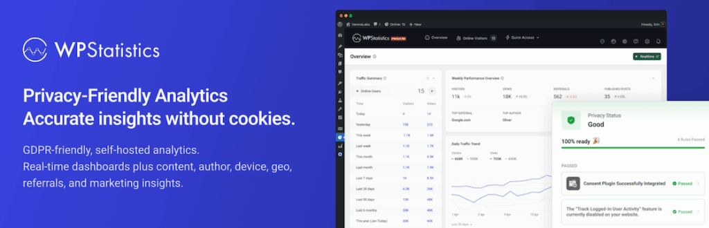WP Statistics plugin banner