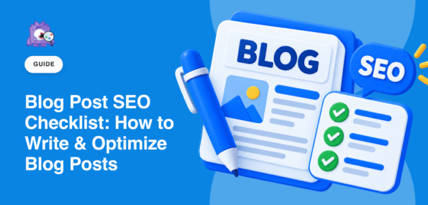 Blog Post SEO checklist featured image